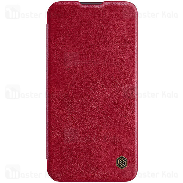 کیف چرمی نیلکین آیفون Apple iPhone 14 Plus Nillkin Qin Pro Leather Case دارای محافظ دوربین